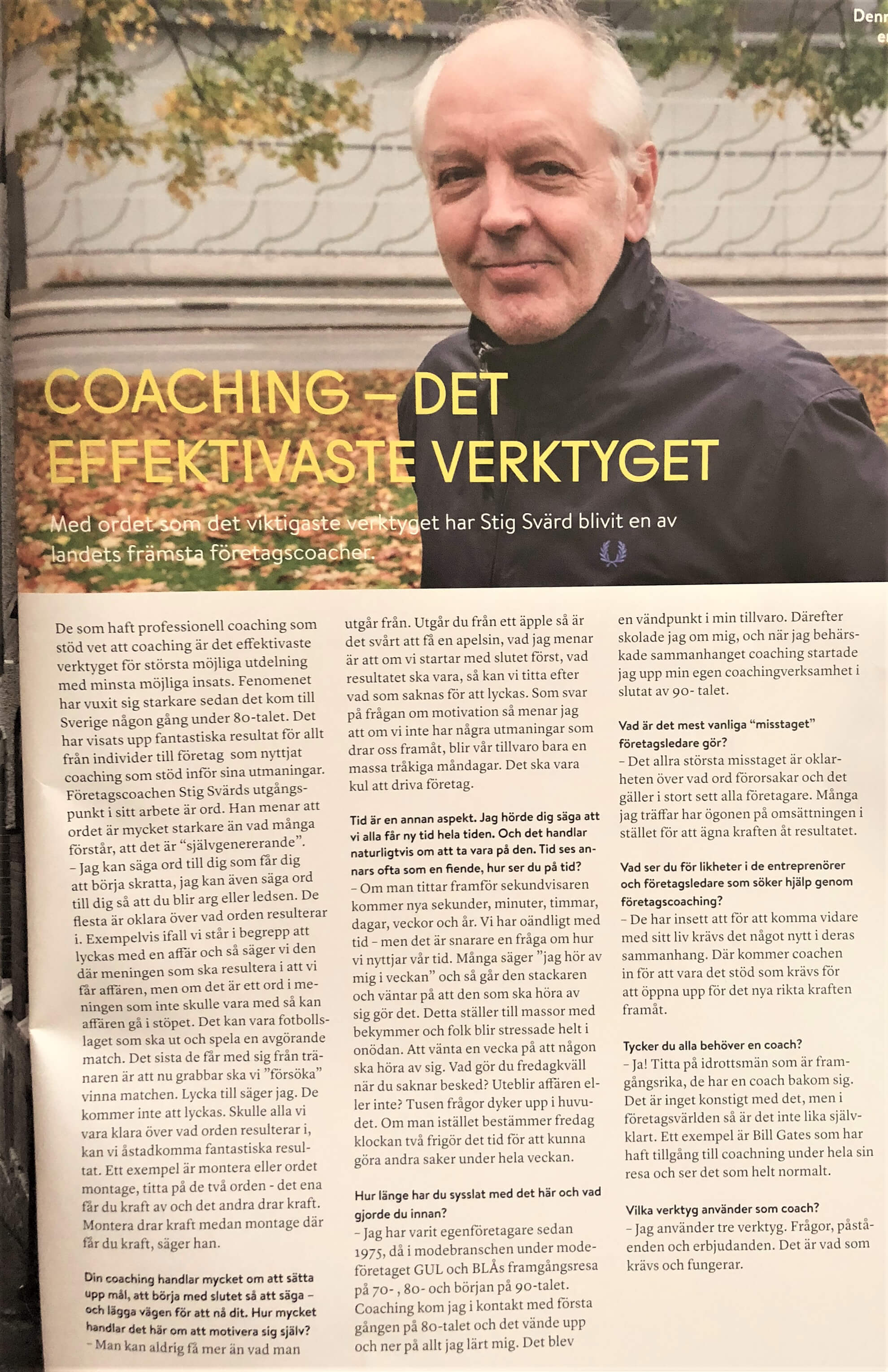 Coaching det effektivaste verktyget