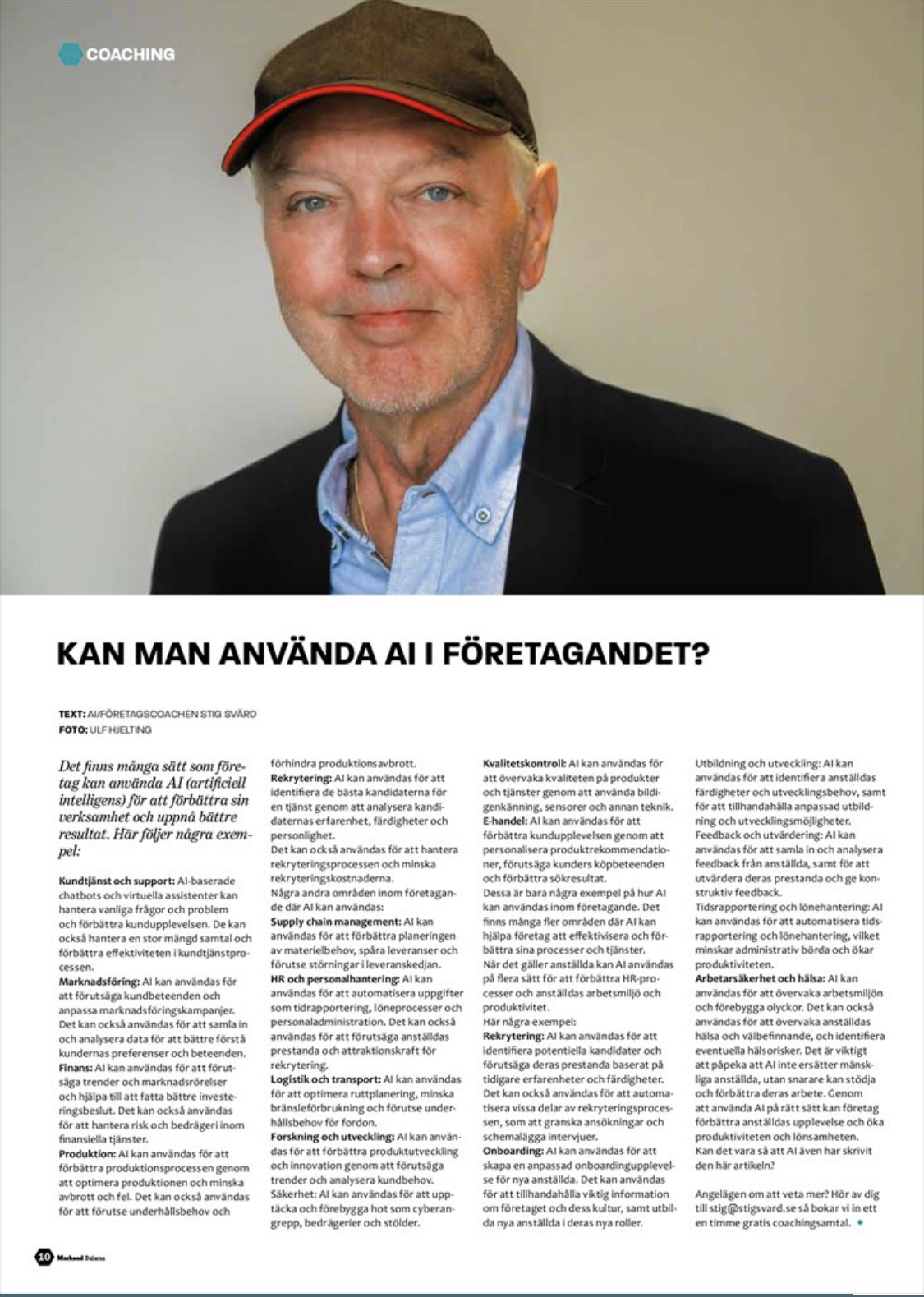 Kan man använda AI i företagandet